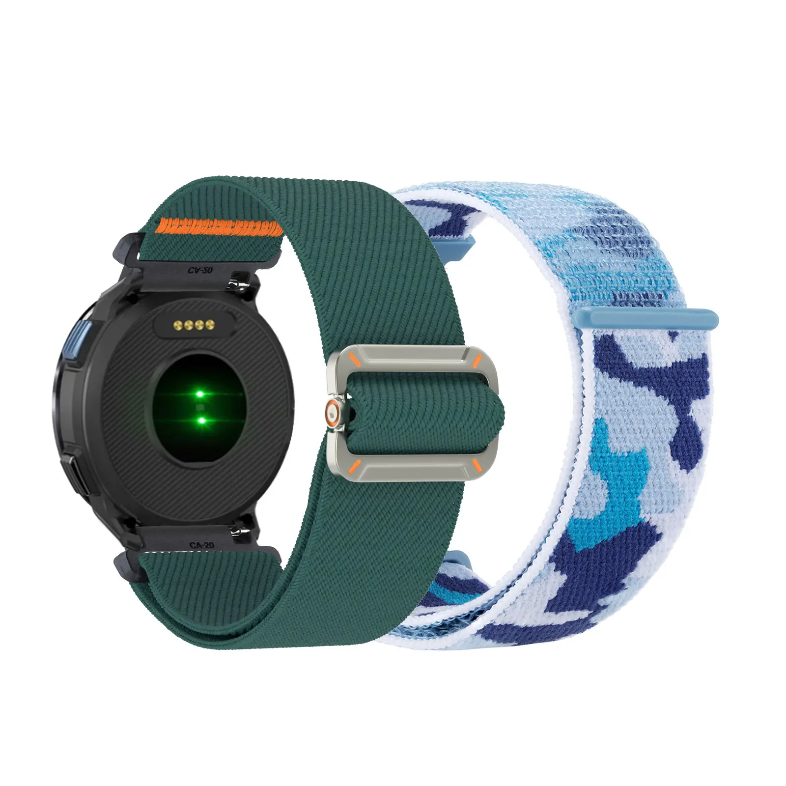 

2pcs Nylon Bands for Kospet Optimus 2 Band, Elastic Nylon Sports Strap