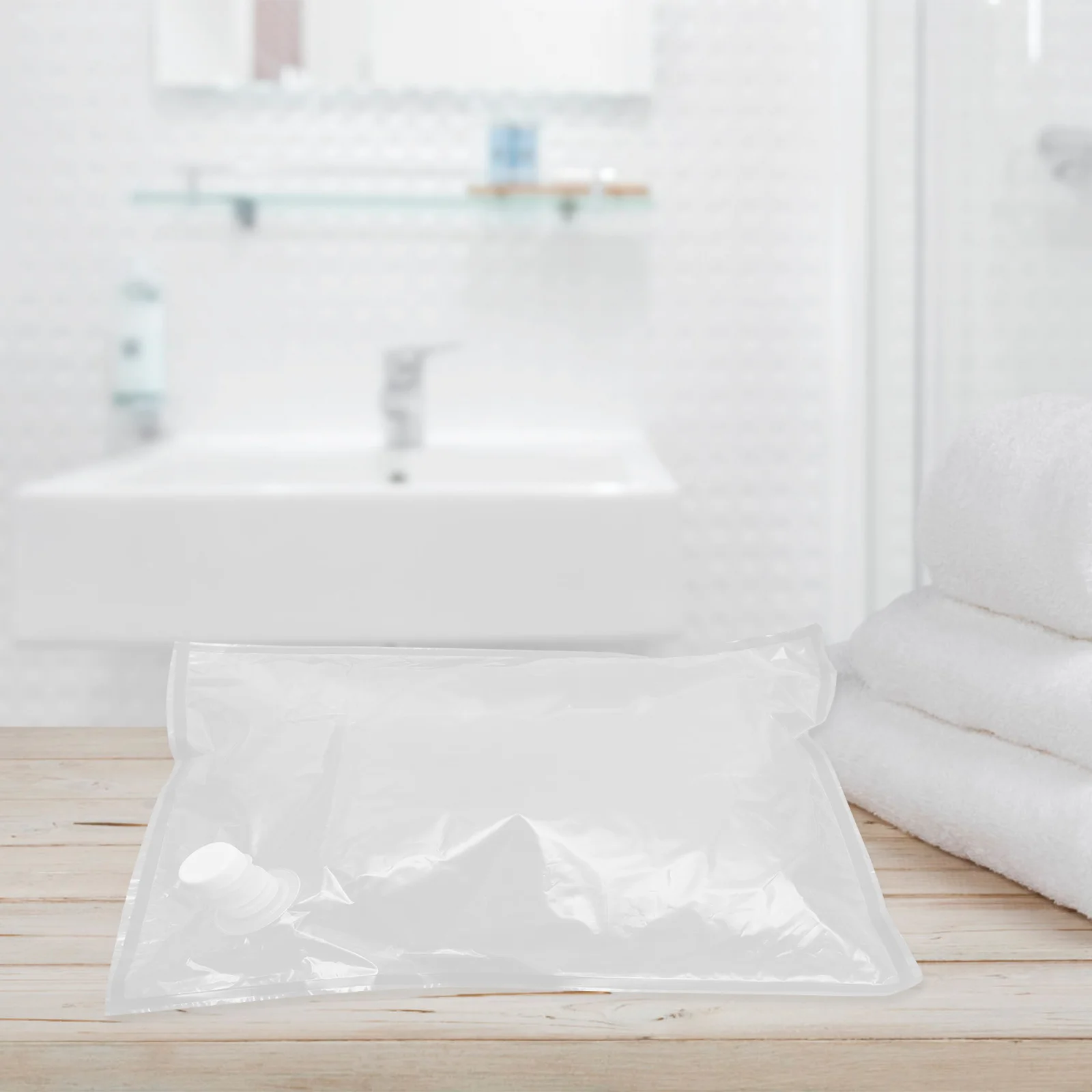 

6pcs Clear Liquids Bags For Airline Travel See-Through Toiletry Pouch Leakproof Portable Storage Bag Makeup Shampoo Lotion