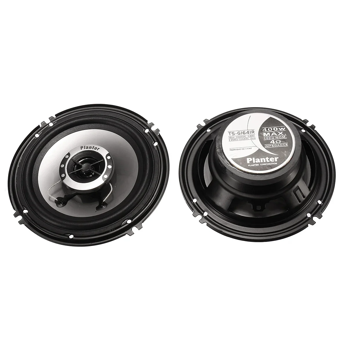 2pcs 2 Way Car Audio Speaker 6.5 Inch 400W Coaxial Loud Speaker Universal Vehicle Auto Audio Music Stereo Hifi Loudspeakers