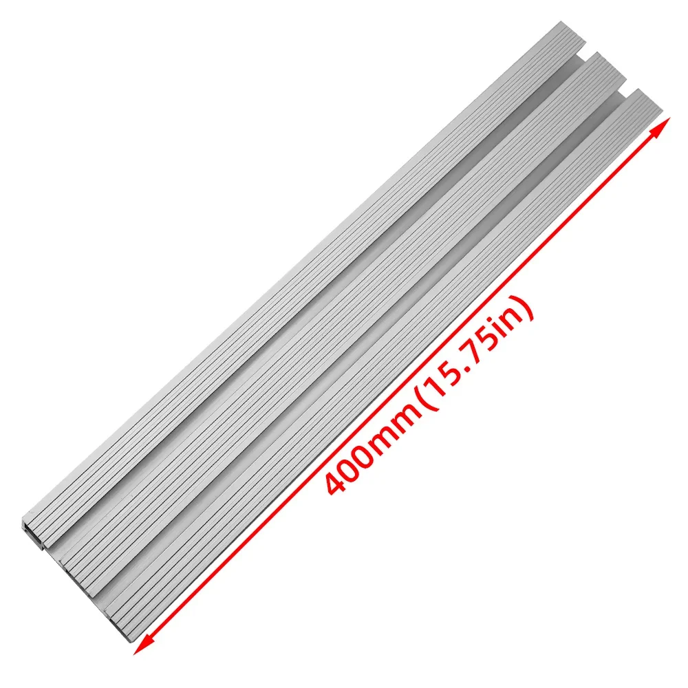 Slide Rail Aluminum Alloy Block Chute Limiter DIY Tools, Miter Track Stopper Mulit-Slot Fence Sliding Limiter Locator