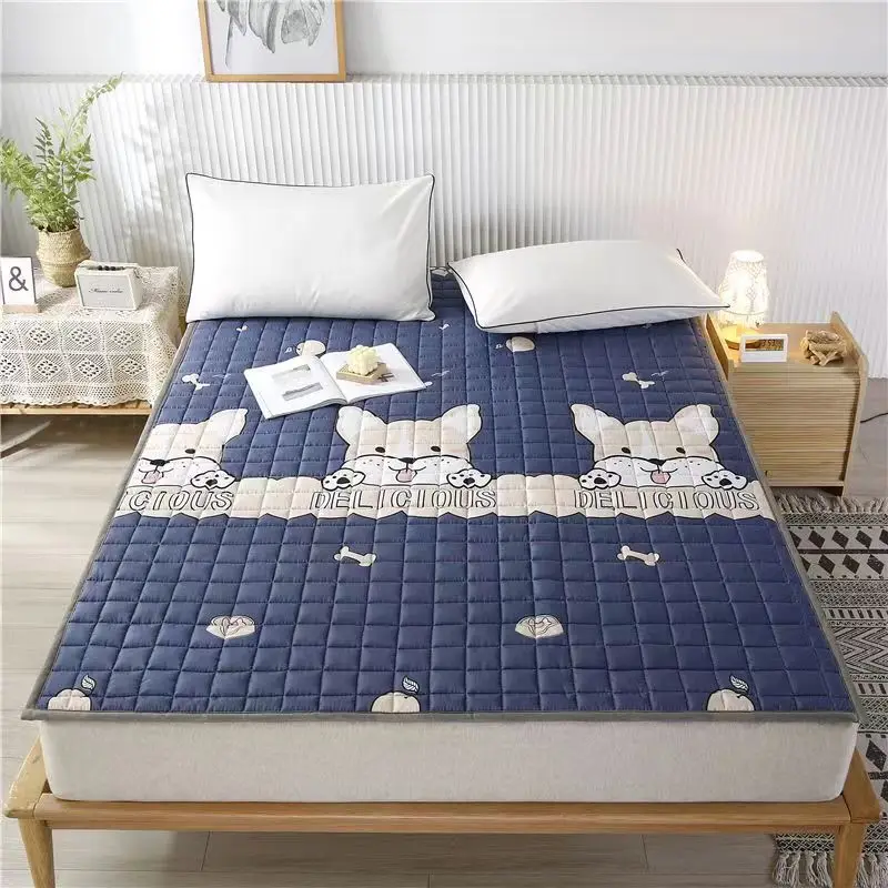 1Pc Soft Mattress Home Tatami Mat Cotton Non-Slip Comfortable Mat Hotel Thin Mattress Protective Pad Student Dormitory Many Size