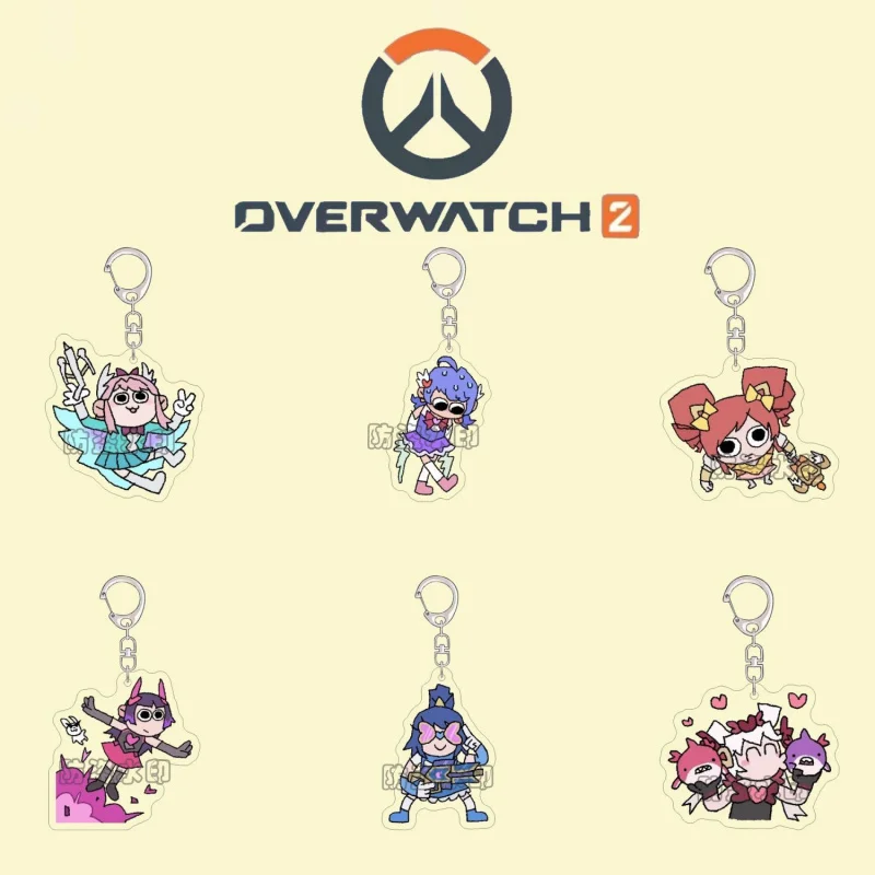 Горячая игра Overwatch брелок OW DVA Gabriel Reyes Reaper LúCio JunkRat JAMISON FAWKES косплей мультяшная фигурка брелок для ключей подарки для фанатов
