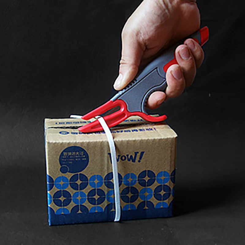 3 In 1 Professionele Box Cutter Retractable Utility Mes Comfor Grip Uitpakken Cutter, Plastic Handvat, Blade Lock Binnen