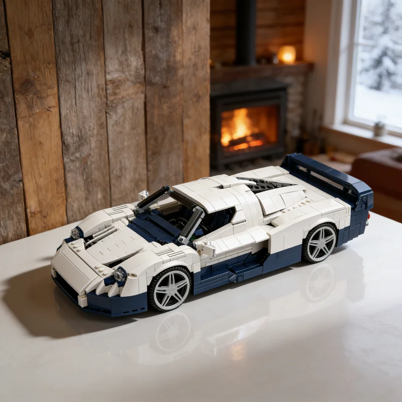 

1724pcs MOC Maserati MC12 Cars Model Building Blocks Creative DIY Gift Display Decor Assemble Premium Adult Kids Desk Home Toy