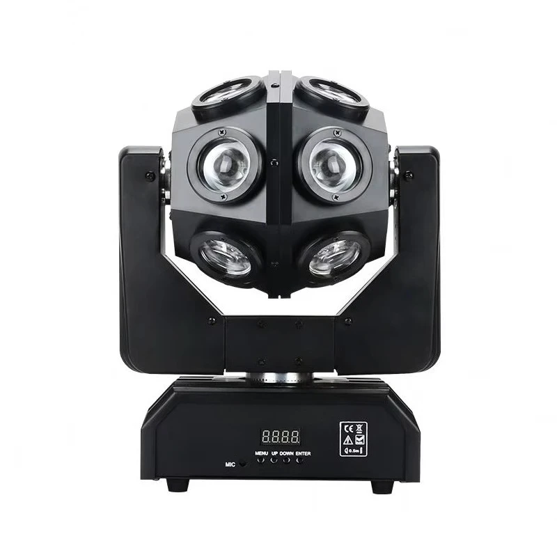 

ZC1-12pcs * 10W DJ equipment LED moving head light beam stage lighting, suitable for DJ party lights and disco stages