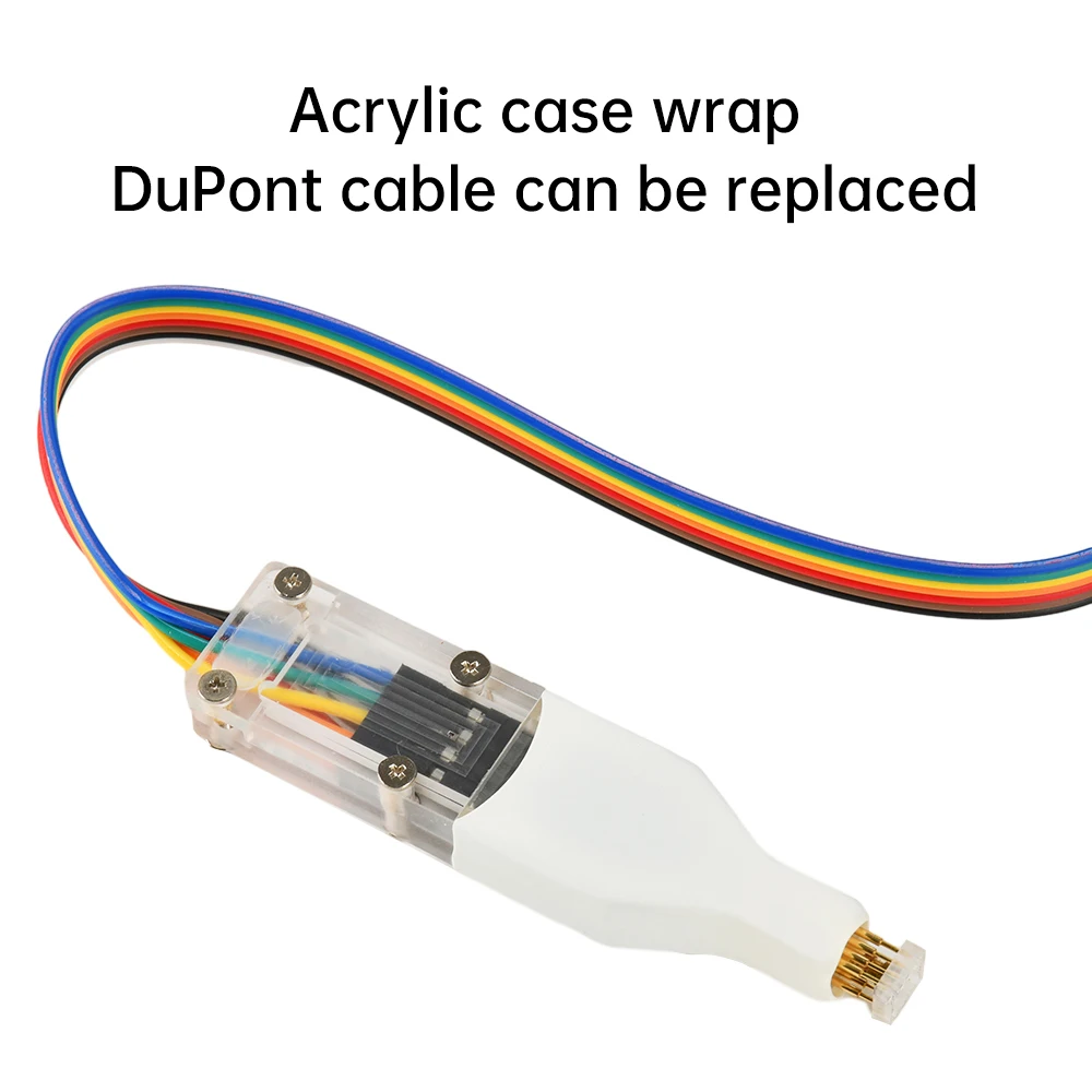SOP8/WSON8/QDFN8 Chip Download Burn Write Probe Spring Needle Flash Eeprom Chip Burner Cable
