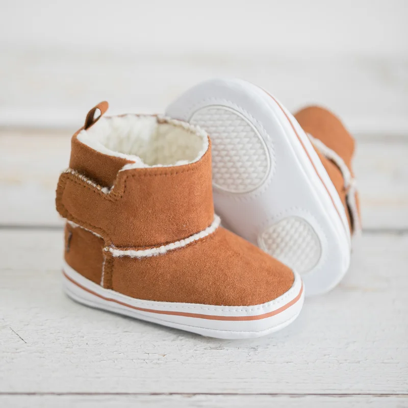 Baby Boots Newborns Winter Boys Girls Shoes Fluff Soft Bottom Anti-slip Toddler First Walkers Infant Warmth Baby Booties