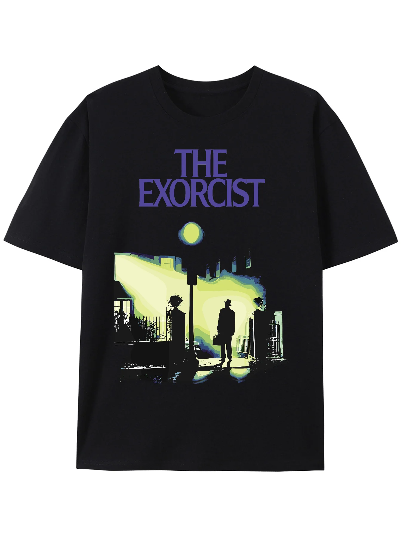 تي شيرت رجالي بأكمام قصيرة مطبوع عليه هيكل عظمي للشرب والقيادة باللون الأحمر