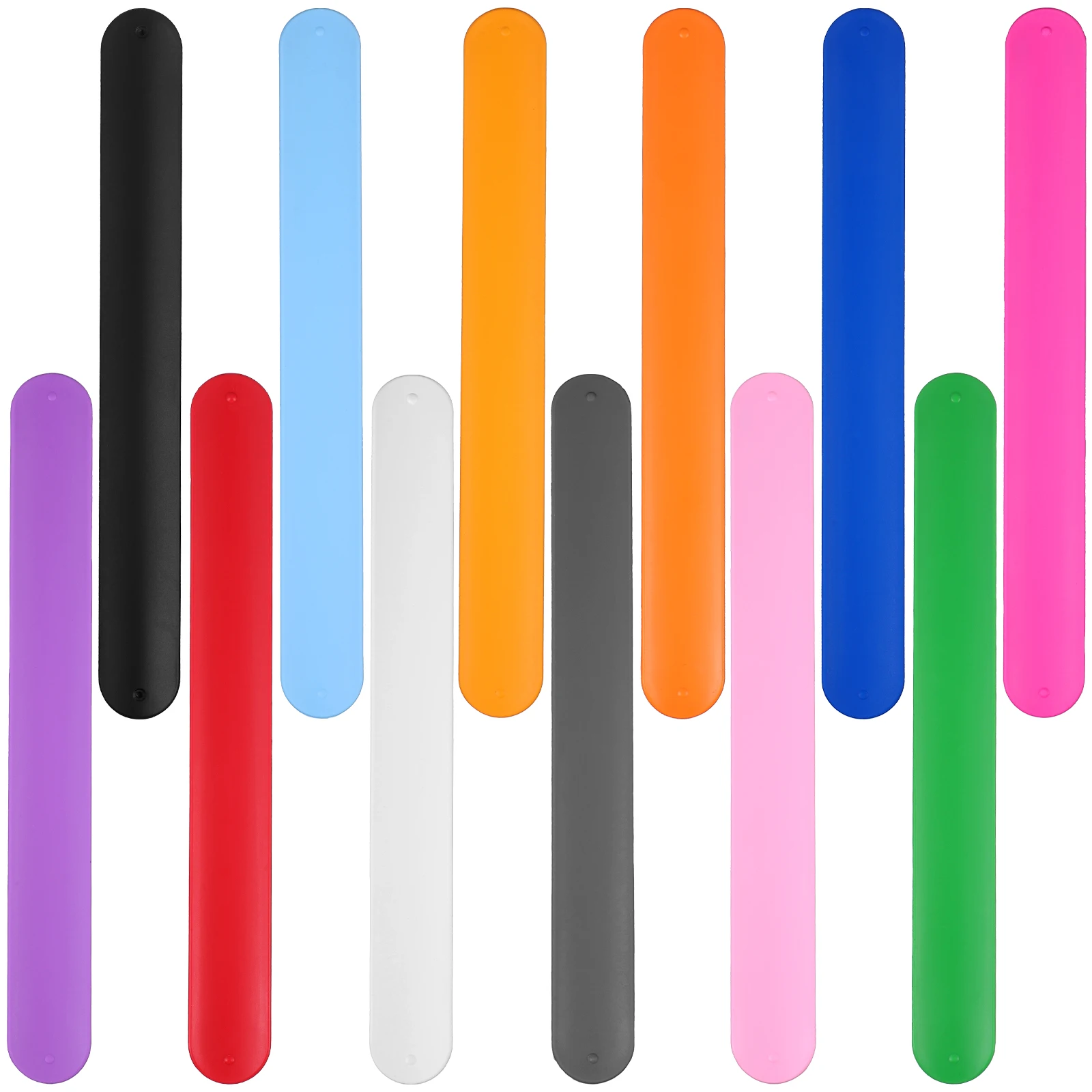 Silicone Slap Bracelets Colorful Wristbands For Party Favors, Wrapping Paper, Classroom Events, Birthday Decorations, Snap