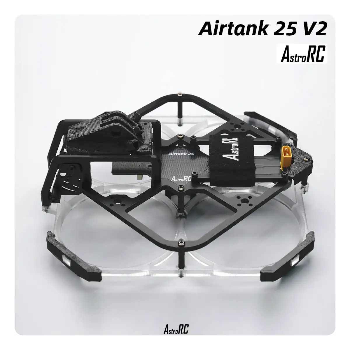 [2.5-Inch Frame] AIRTANK 25 V2 Upgraded Ducted FPV Frame with Protective Guard for AstroRC