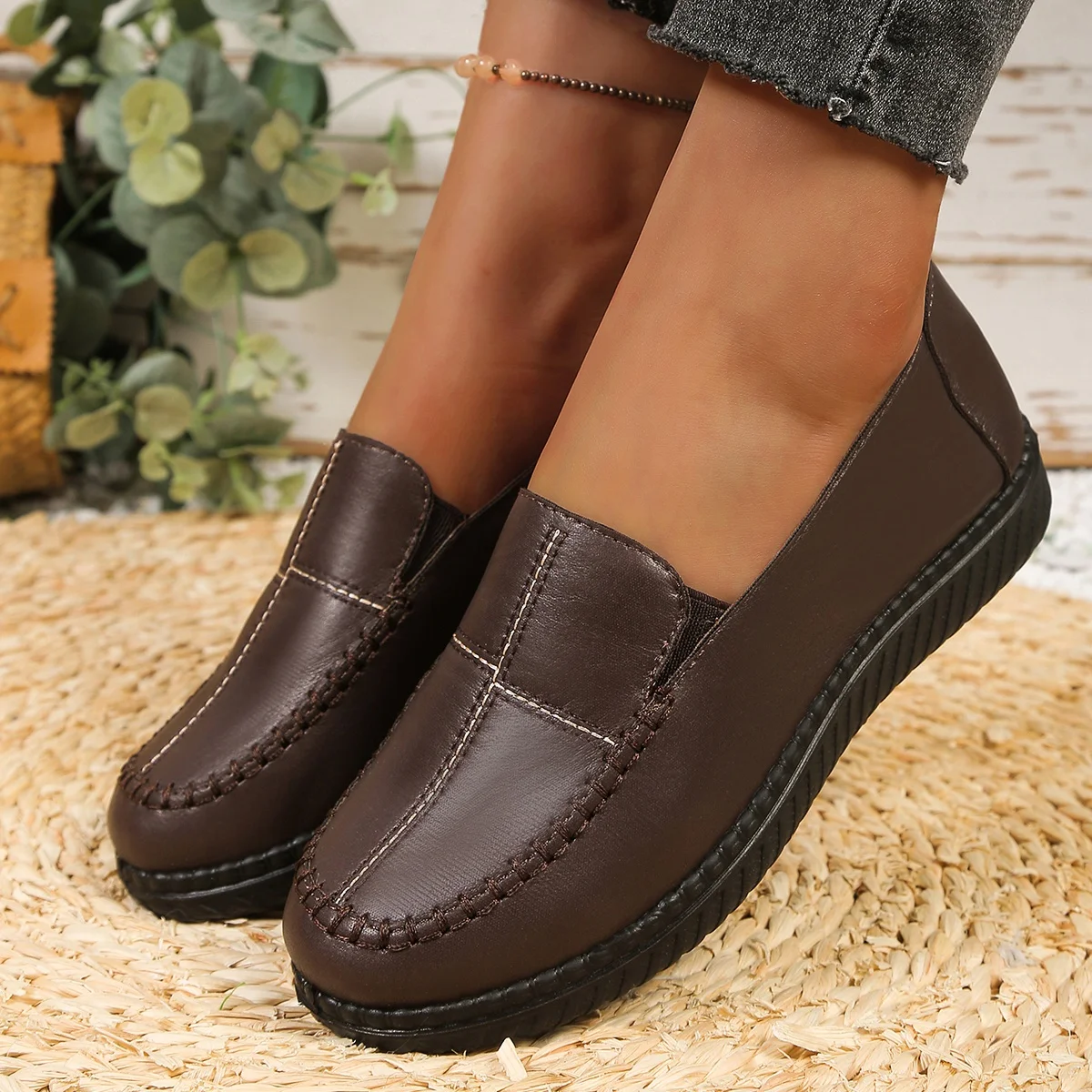 Sapatos femininos com sola lev - Espadrille Slip On avaliação e preço