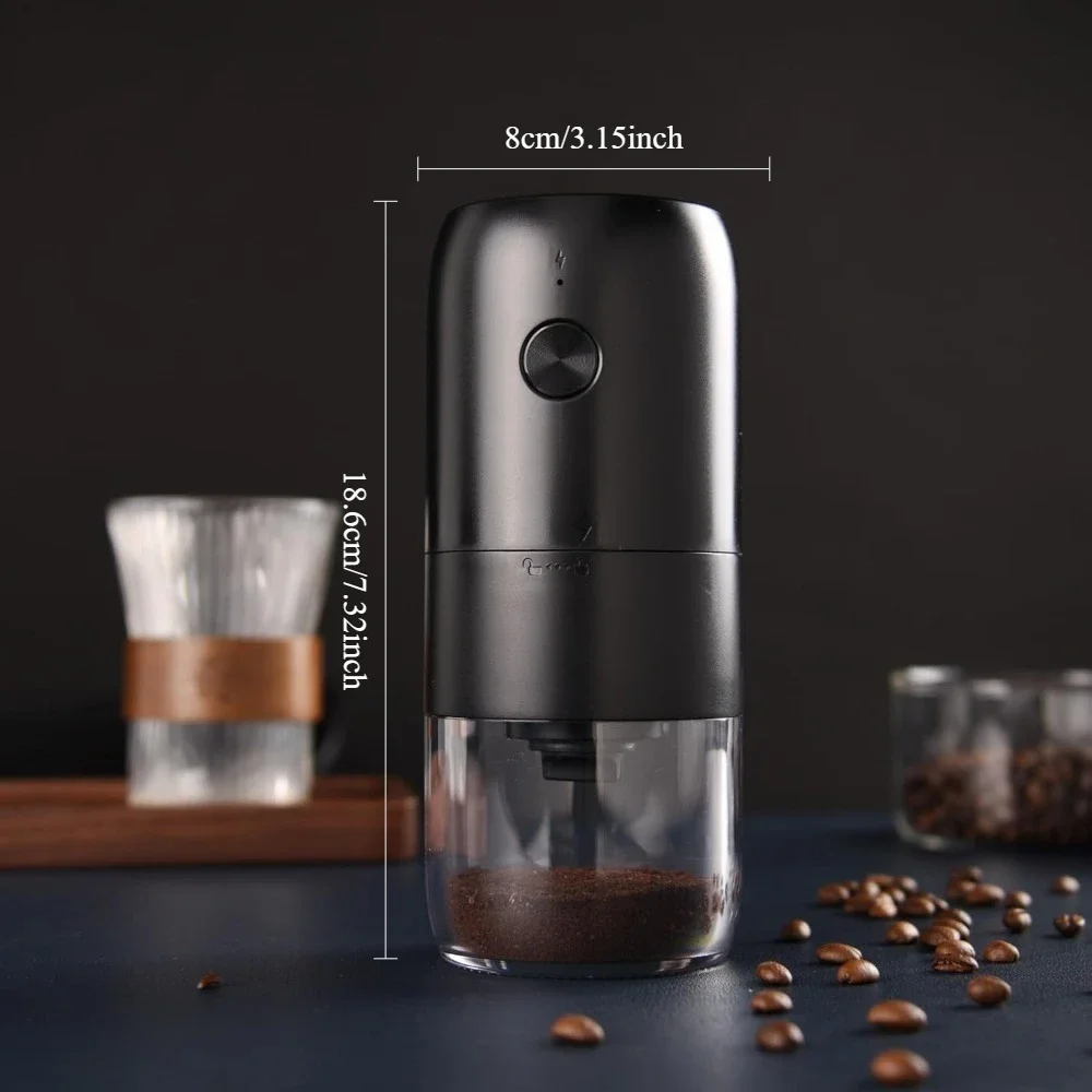 

Electric bean grinder for household use, fully automatic, portable, compact, multifunctional, and small coffee bean machine