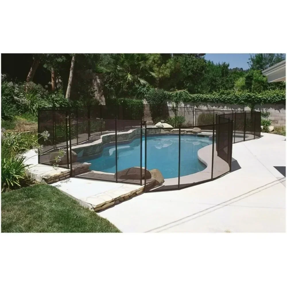

Swimming pool fence door -30 inches wide, self closing and detachable swimming pool door for DIY installation, black
