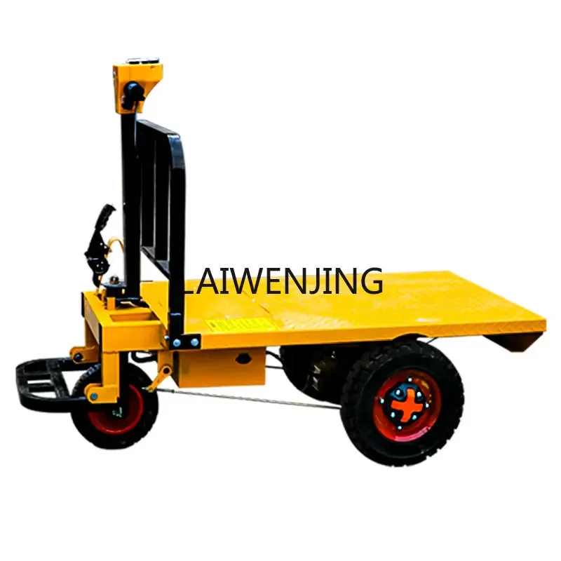 LYN electric flatbed truck handling station driving tile transportation pulling pallet truck