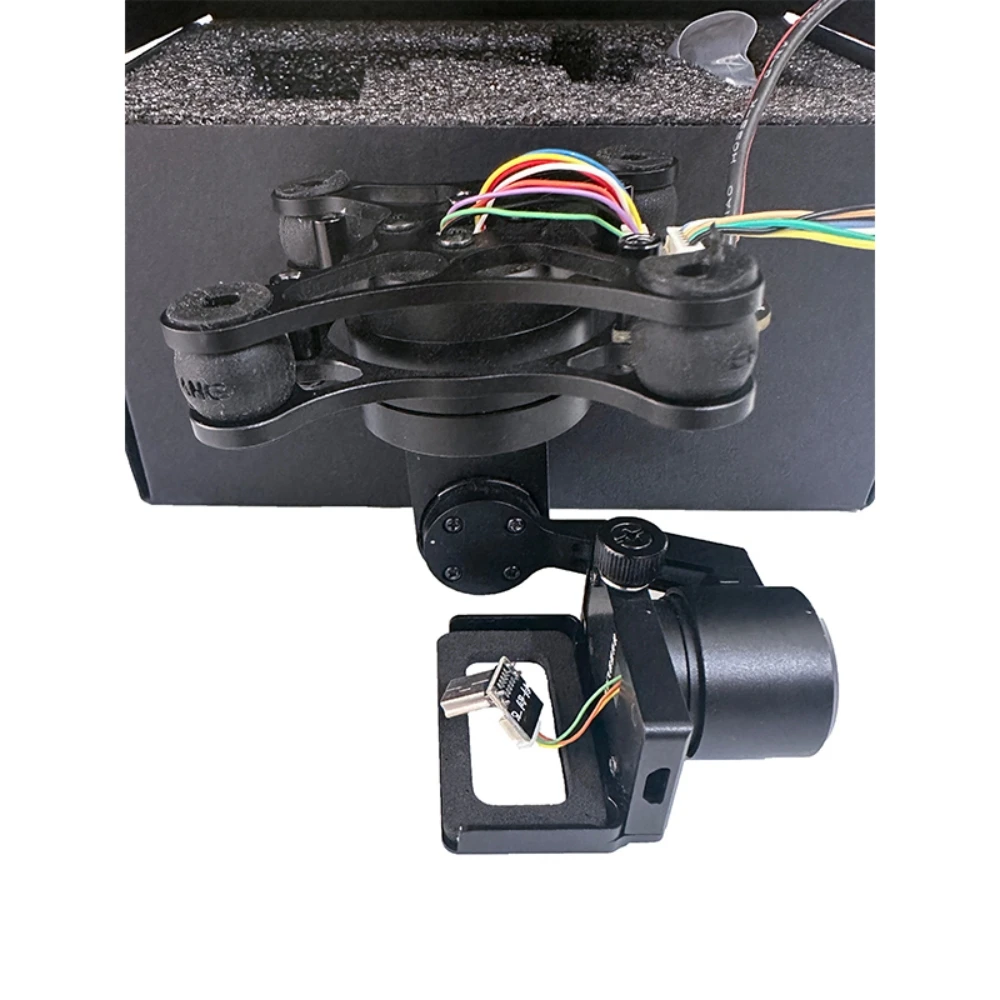 NCZOBOE Gimbal de 3 Ejes Ligero Sin Escobillas con Motores, Depuración Gratuita 3-4S para Cámara DIY FPV
