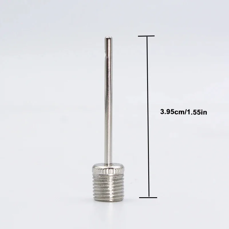 10/20Pcs 공 공기 바늘 스테인레스 스틸 펌프 핀 농구 팽창 바늘 축구 축구 풍선 밸브 어댑터 노즐