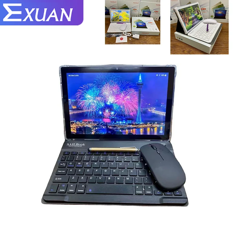 

EXUAN Tablet 10.1inch Android13 6GB+256GB New model Tablet Unbreakable Screen Dual SIM Bluetooth WiFi GPS Tablet with keypad