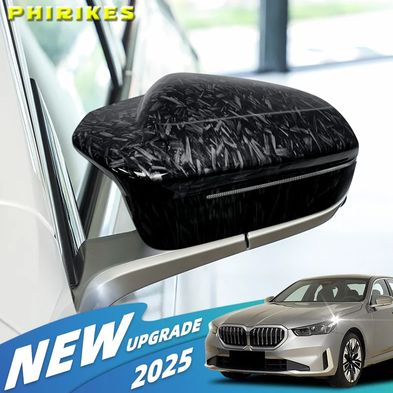 

For BMW 5 7 I5 I7 Series G60 G61 G68 G70 M5 G90 Car Side Wing Mirror Cover Rear View Caps Trim Accessories