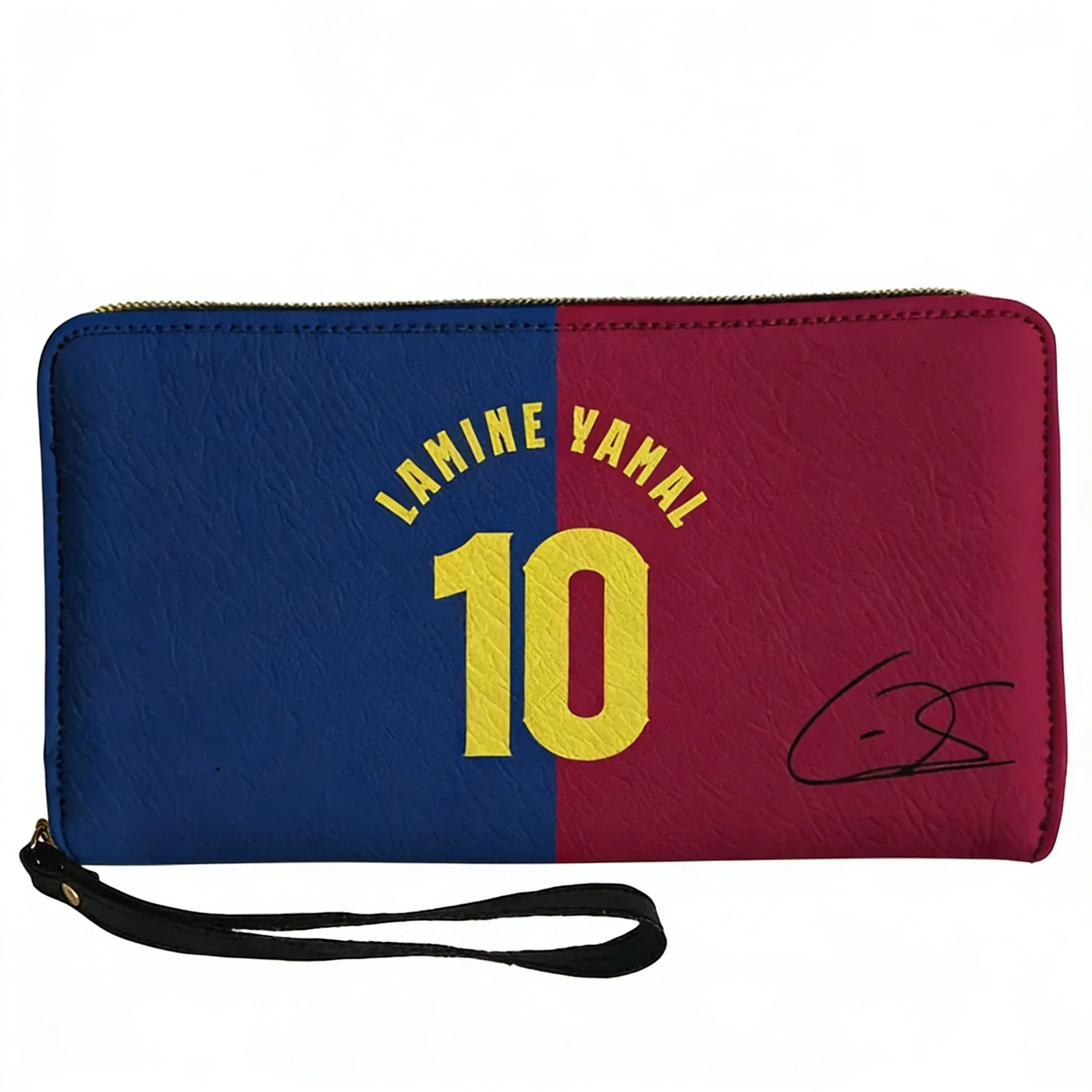

Кошелек Yamal No.10, кошелек на заказ, мужской, женский, для подростков, длинные кошельки на молнии, кошелек с фотографией испанской футбольной звезды, подарочная сумка