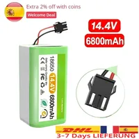 NEW 14.4V 6800mAh Li-ion Battery for Conga Excellence 950 990 1090 1790 1990 Deebot N79S N79 DN622 Eufy Robovac 11S 12 X500