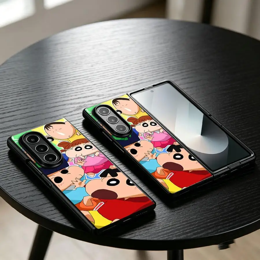Shin-Chans Friend Case for Samsung Galaxy Z Fold 8 ZFold5 Z Fold 7 6 5 4 3 ZFold6 ZFold3 ZFold7 ZFold4 Back Phone Cover