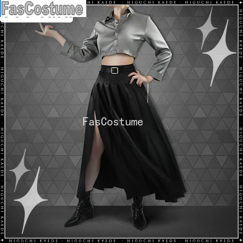 بدلة ألعاب FasCostume EHiguchi Kaede أزياء تنكرية رائعة لحفلة الهالوين ملابس لعب الأدوار مخصصة بأي حجم #3