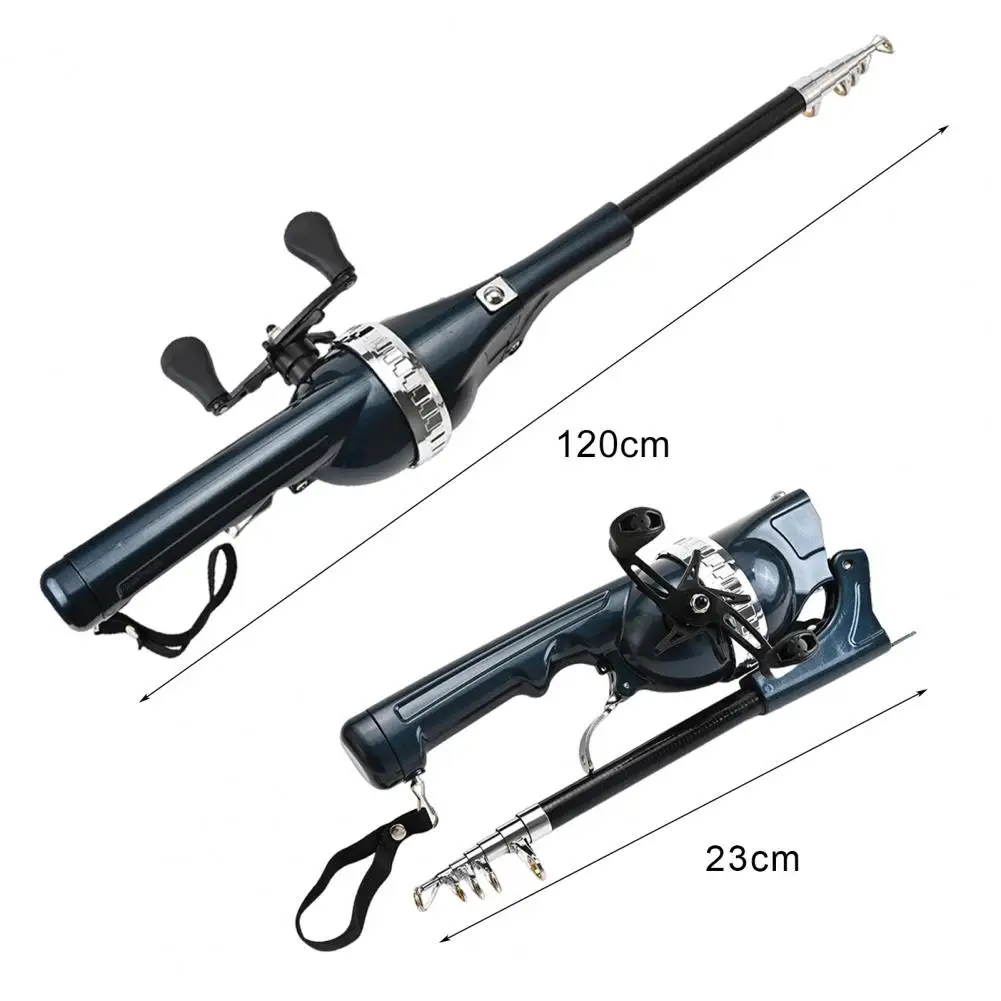 

Folding Fishing Rod Portable Telescopic Fishing Rod with Spinning Reel Ergonomic Handle Outdoor Fishing Pole Kit with for Easy