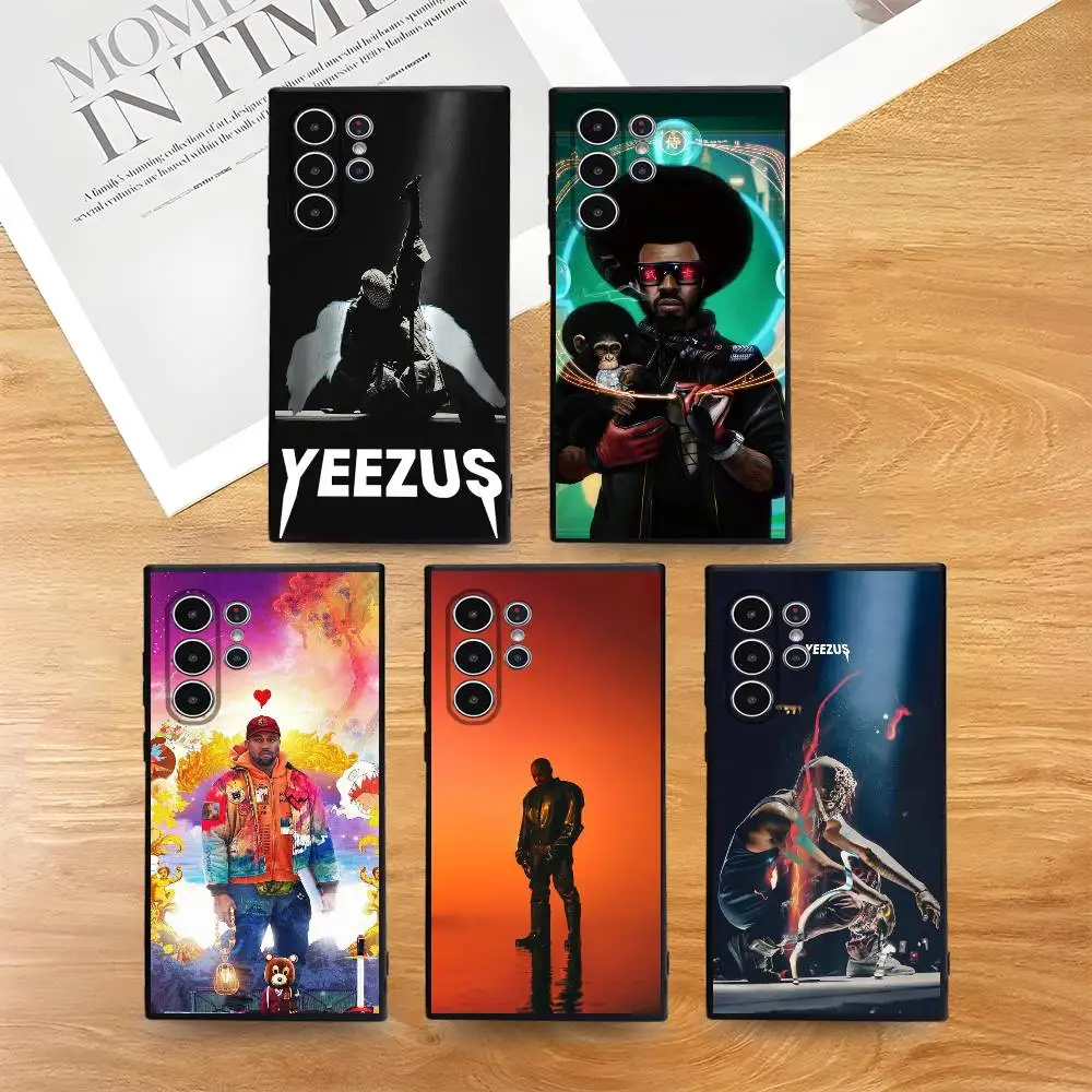 

K-Kanye-e West Phone Case for Samsung S series s21 s22 s23 s24 s25 FE Plus Ultra TPU Soft to Skin-friendly case