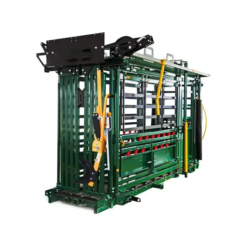 Hot Selling Heavy Automatic Hydraulic Cattle Crush Equipment Livestock Crushed Carbon Steel Bones Fence Posts Modern Low