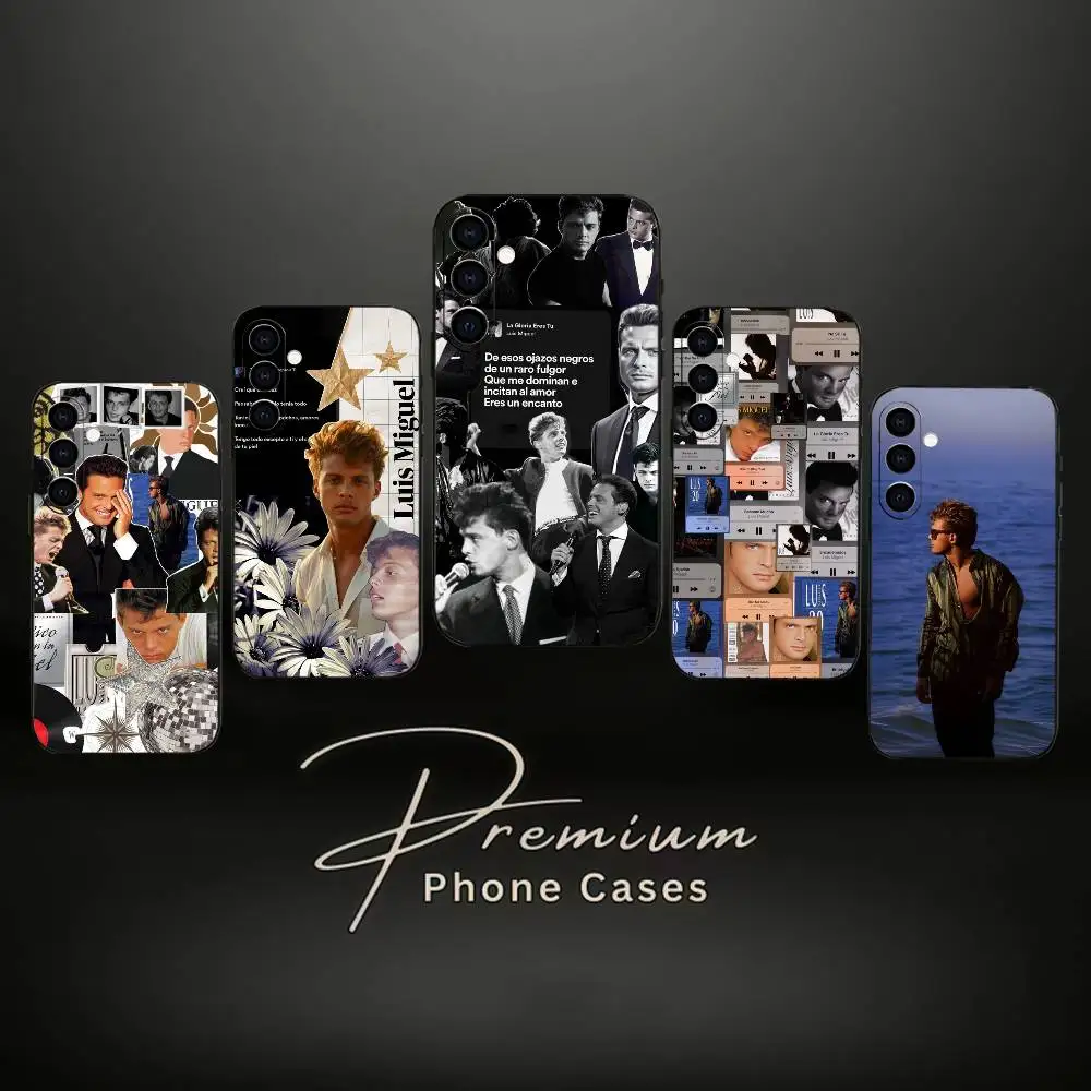 

L-Luis M-Miguel Mexico Singer Phone Case Silicone Soft For Samsung Galaxy A73,A72,A71,A70,A53,A52,A51