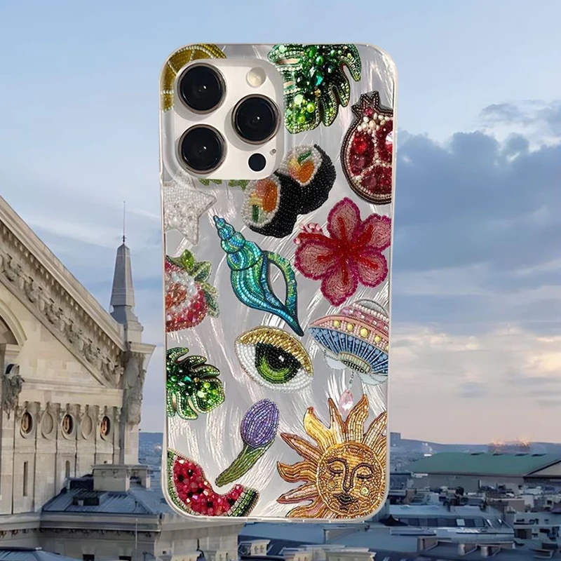 Summer Food BeachCase for Samsung Galaxy S25 S24 S23 S22 S21 Ultra Plus S20 Fe A73 A72 A71 A56 A55 A54 5G A52 A52S A51 4G Cover
