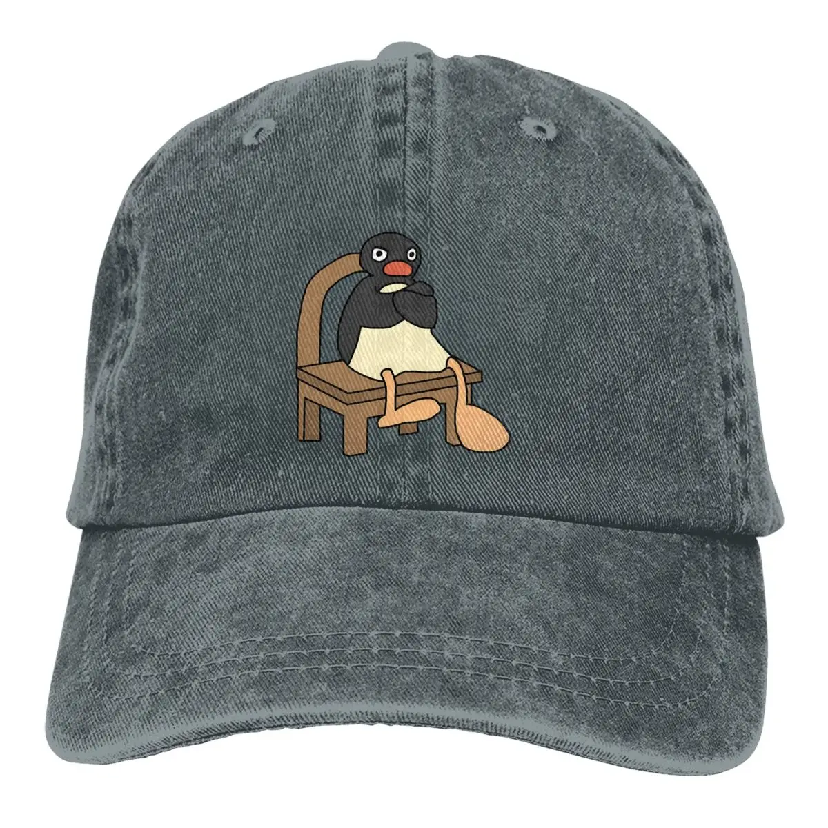 Pure Color Dad Hats Angry Pingu Women\'s Hat Sun Visor Baseball Caps Noot Pingu Pinga Penguin TV Peaked Cap