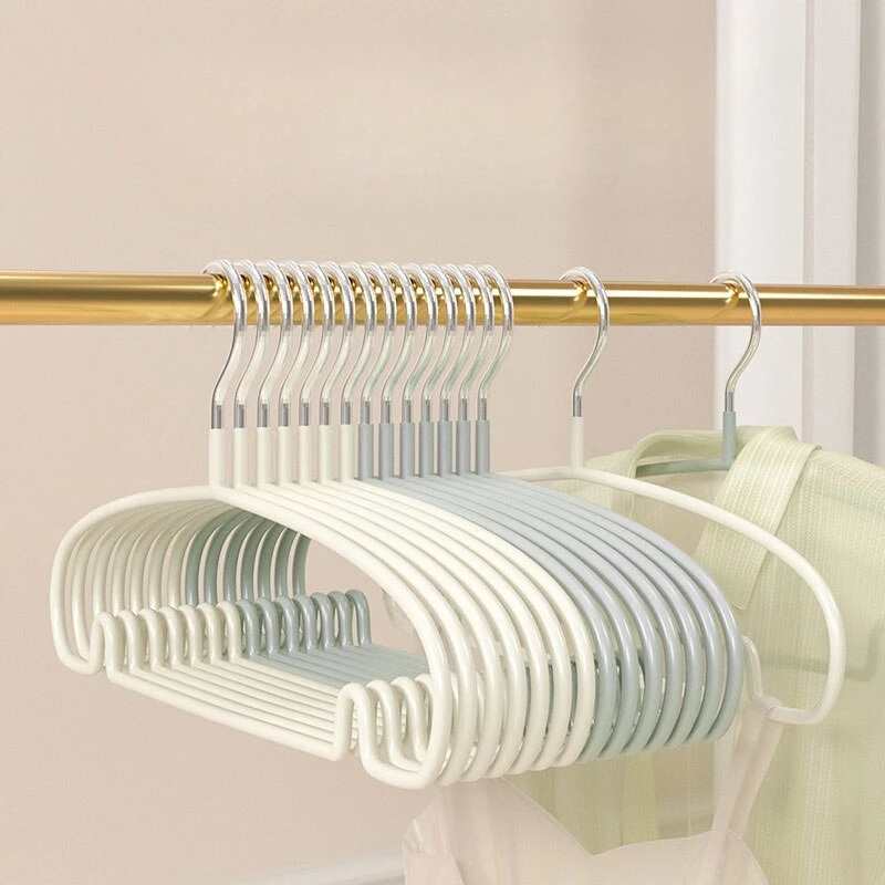 5/10pcs Simple Clothes Hanger Non Slip Dormitory Household Clothe Hanging To Prevent Clothes Deformation Clothes Storage