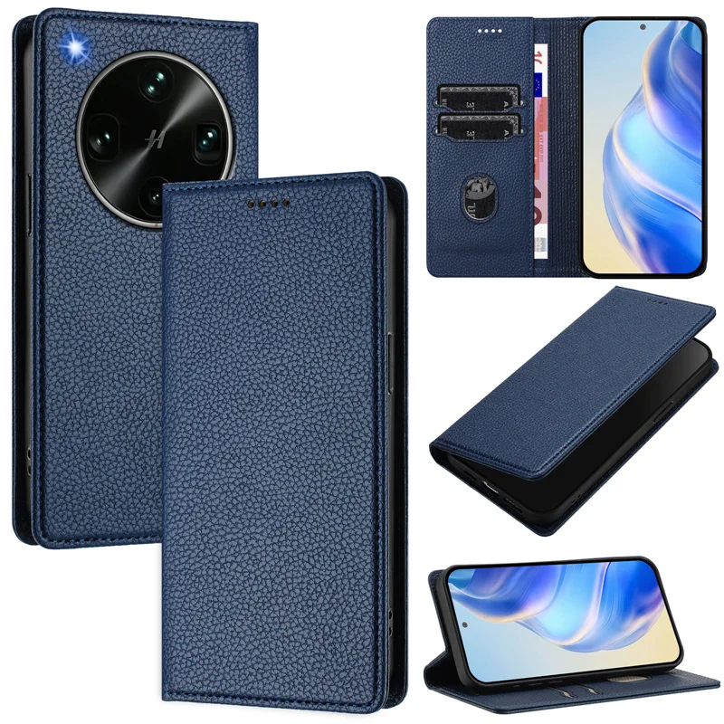 For Oppo Find X9 Ultra 2026 Case Magnet Wallet Flip Leather 