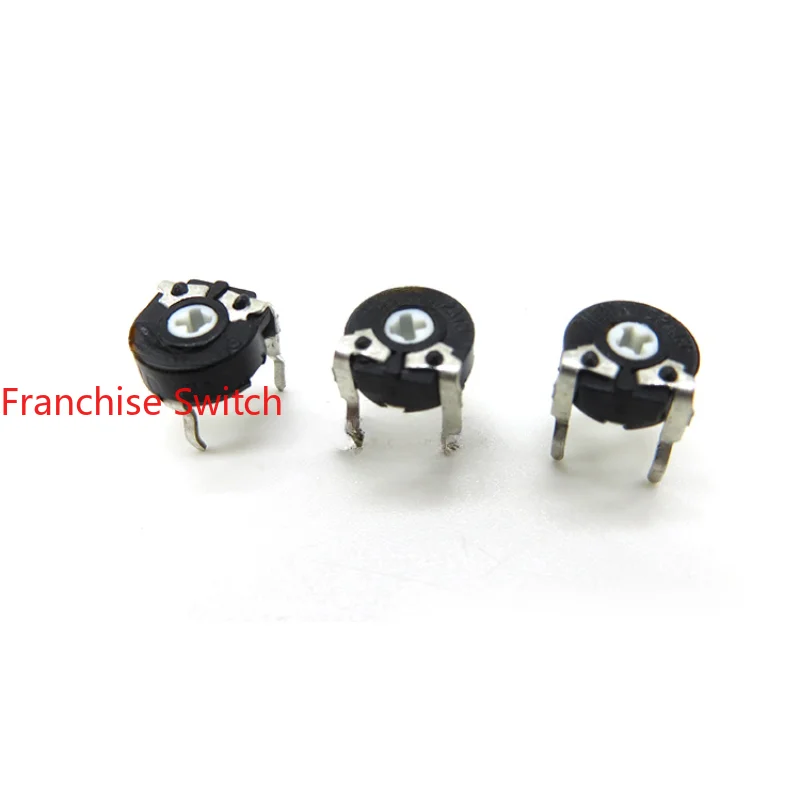 10PCS PT06-105 1M Horizontal Cross Arrow Hole PT6KV-105A Adjustable Potentiometer