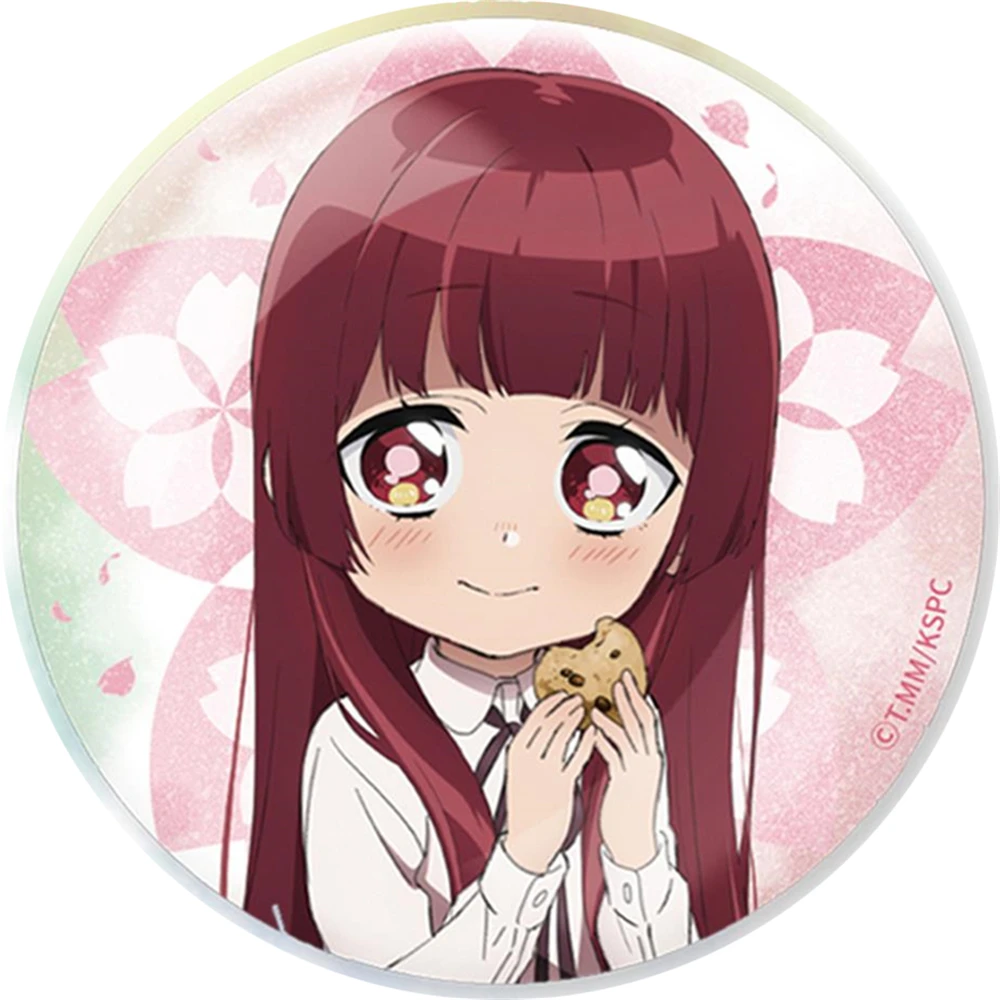 58mm Anime The Yakuza's Guide to Babysitting Cosplay COSTUME Badge Pin SPTE Tinplate Brooch﻿ Prop