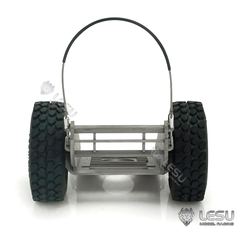 

Metal Trailer For 1/14 RC LESU Pc360 Ac360 Hydraulic Excavator DIY Model Outdoor Toy TH17161
