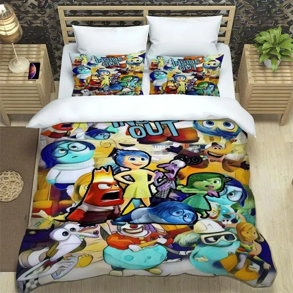 

Disney Inside Out 2 Children Adult Bedding Sets Pillowcase Cute Cartoon Baby Children's Bed Set Birthday Gifts
