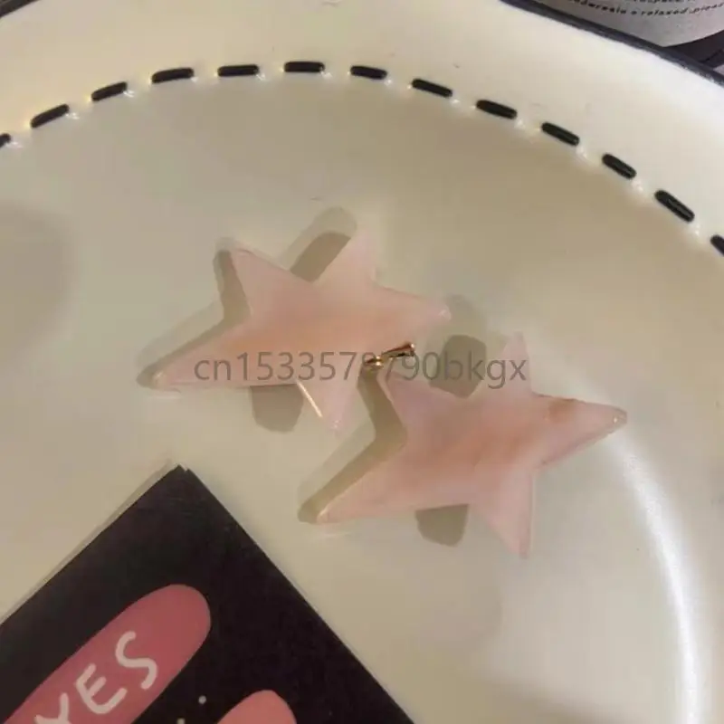 

Acrylic Wedding Hair Clip Irregular Star Duckbill Salon Hairpin For Lady Teens J78E