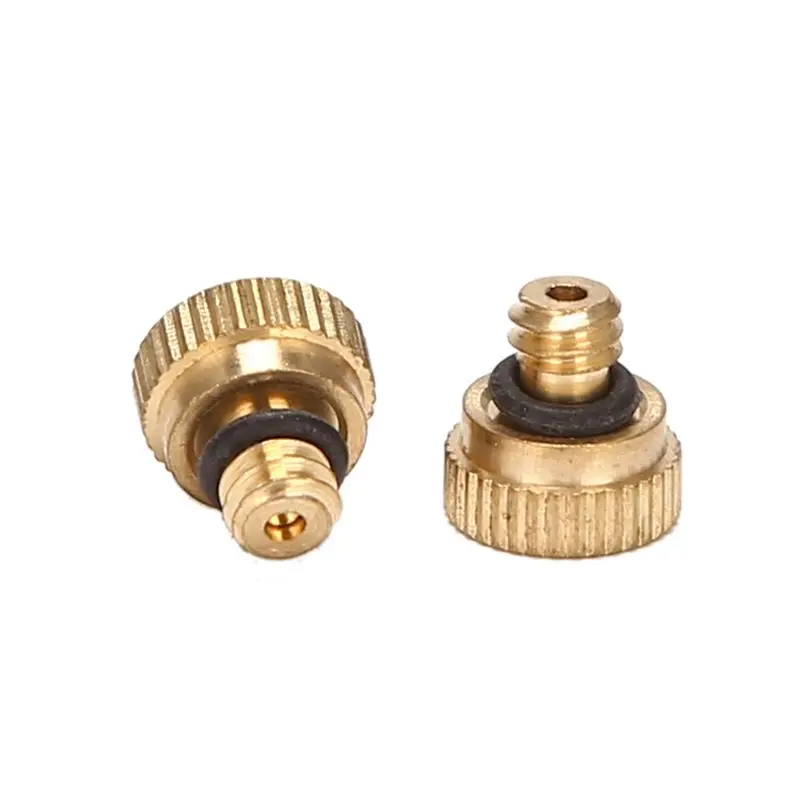 AC23-60Pcs Fog Mist Nozzle,Low Pressure Mist Cooling Nozzle,Misting Nozzles Orifice 0.1Mm
