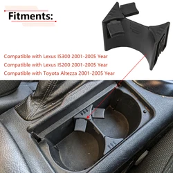 1 Pcs Center Console Cup Holder Insert Divider For Lexus IS200 IS300 2001 2002 2003 2004 2005 For Toyota Altezza 2001-2005