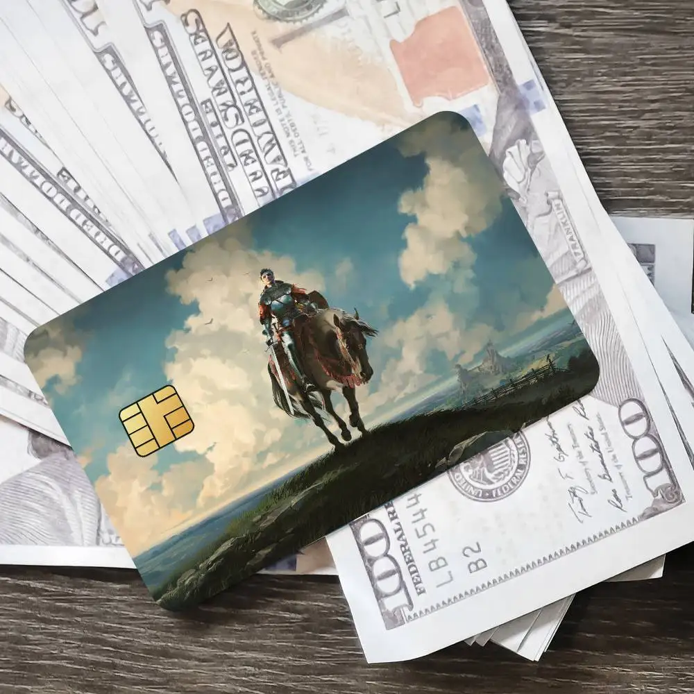ملصق ملصق لبطاقة الائتمان من Game Kingdom Come Deliverance 2 للوصول إلى البنك، غطاء طبقة حماية، هدية مفاجئة
