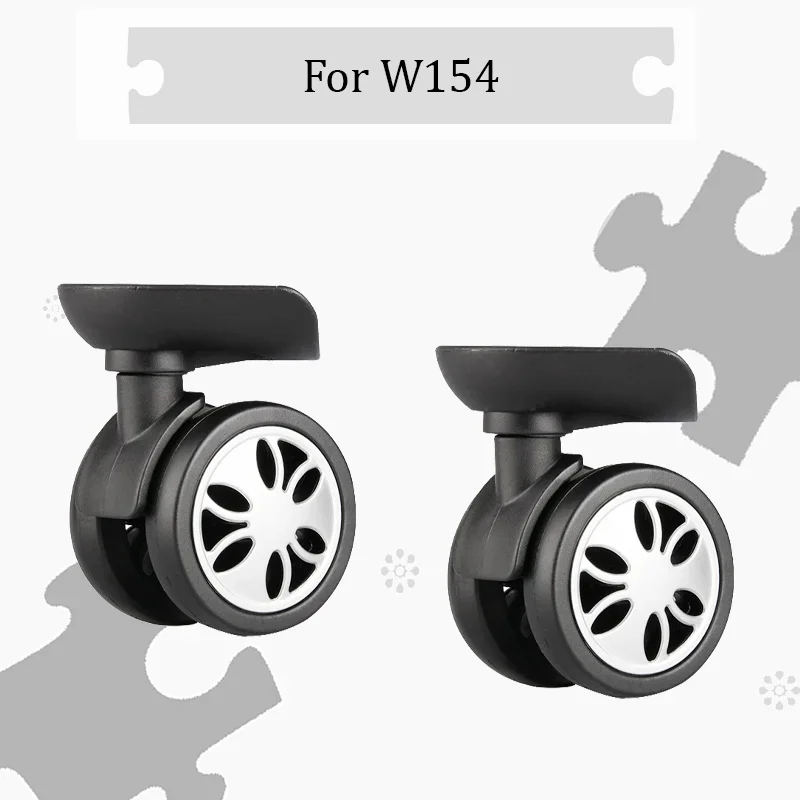 For W154 Universal Luggage Replacement Wheels – Durable 360° Swivel Silent Wheels Specifically Designed For Luggage