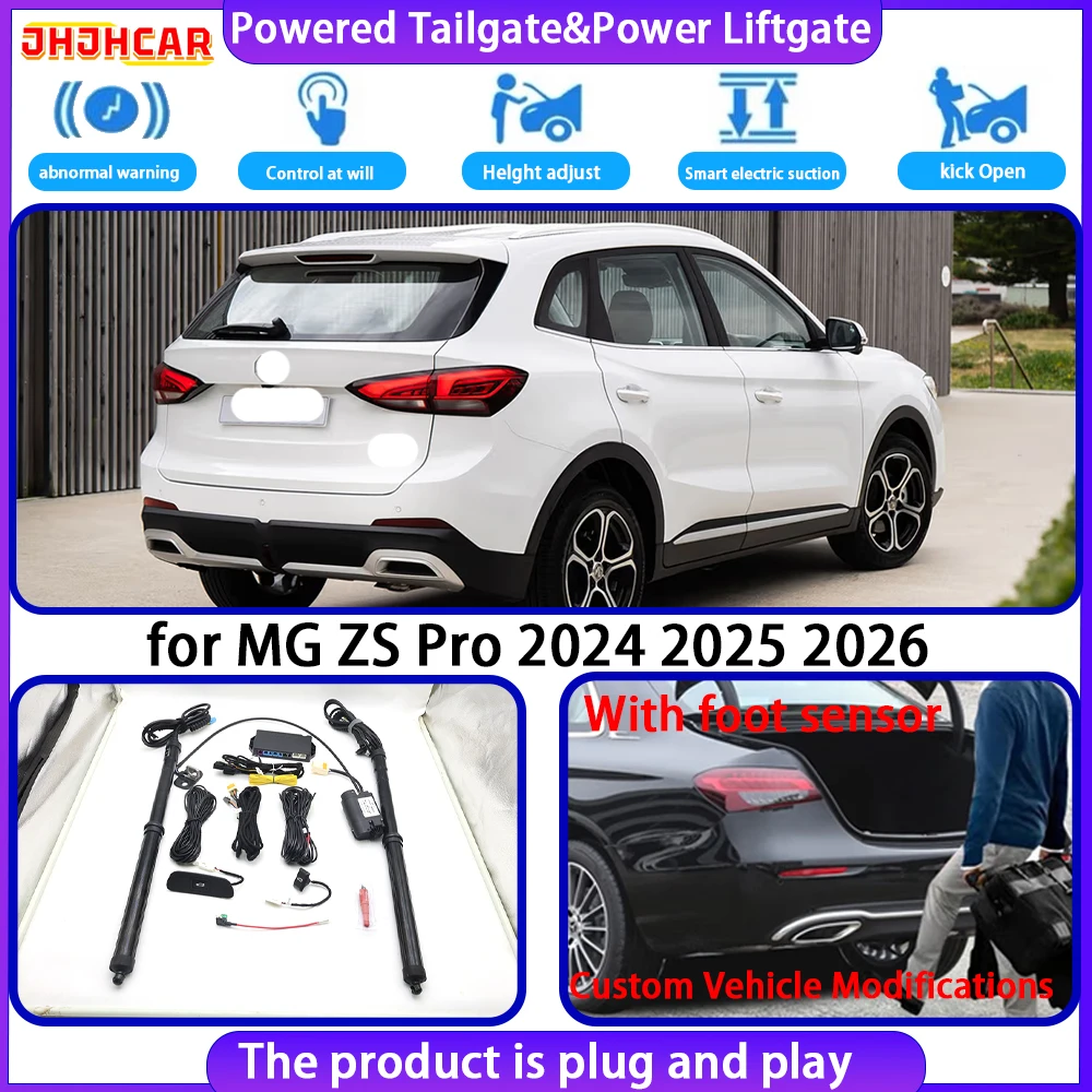 JHJHCAR for MG ZS Pro 2024 2025 2026 Smart Automatic Electric Powered Tailgate Power Liftgate Tailgate System Power Back Door