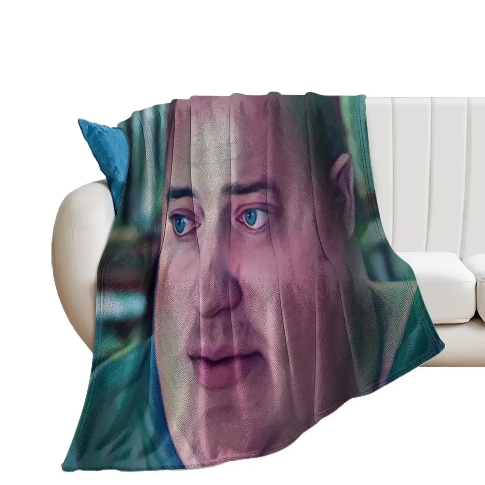 The whale movie 2022 - Brendan Fraser Throw Blanket Warm Luxury Thicken Blankets