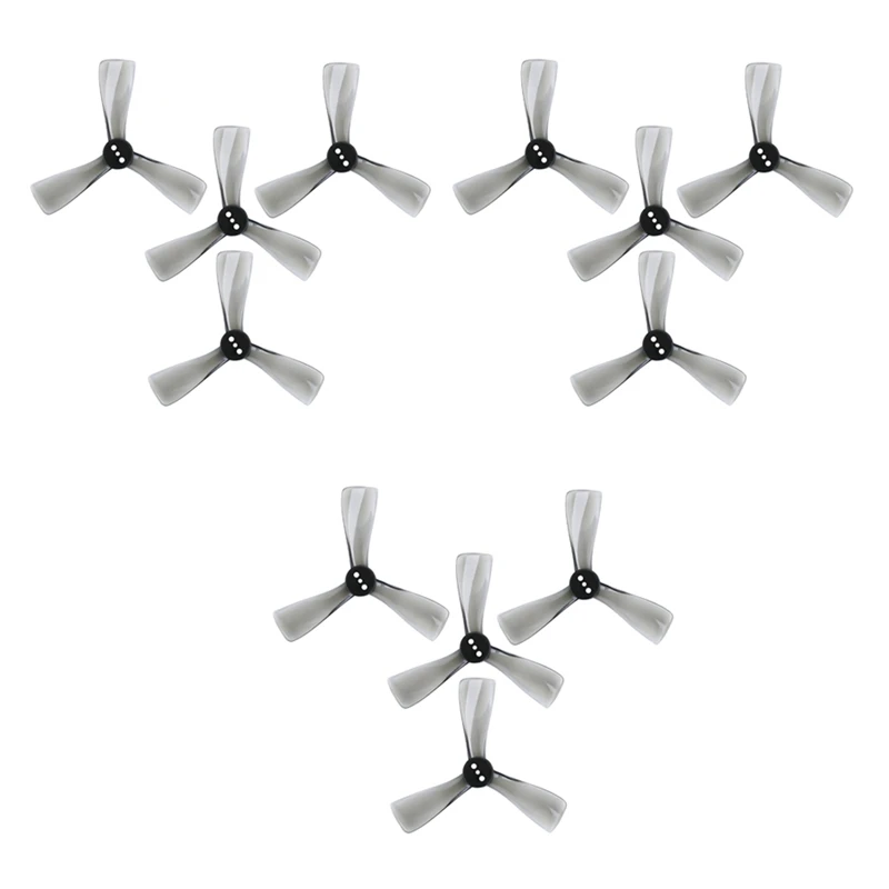 12X For Nazgul Cine 2525 2.5Inch Tri-Blade/3 Blade Propeller Prop CW CCW For FPV Protek25 Drone Part-Gray