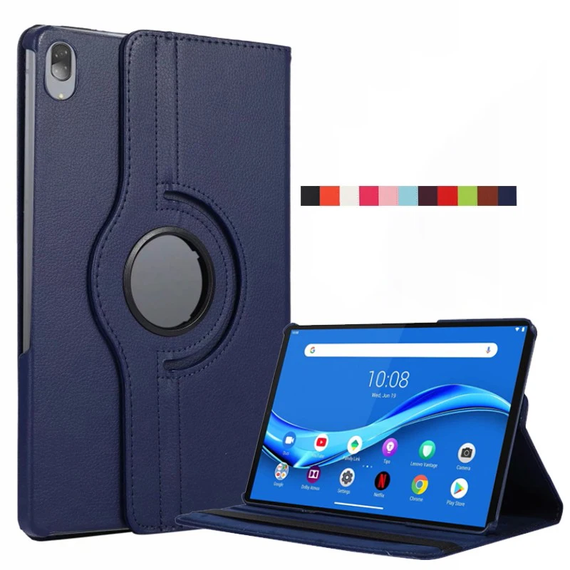 For Lenovo Tab K10 Case 10.3 Inch TB-X6C6F 360 Degree Rotating Flip Stand for Lenovo K10 Case for Lenovo Tab K10 Tablet Case