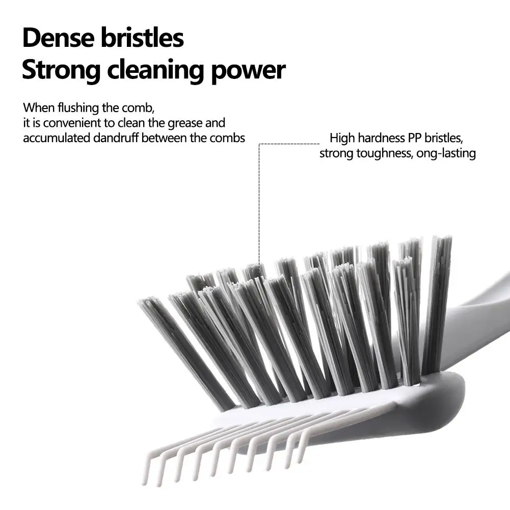Única Massagem Cabelo Cleaner Tool, Combs Cleaner, sujeira acumulada e caspa, Escova de limpeza pente