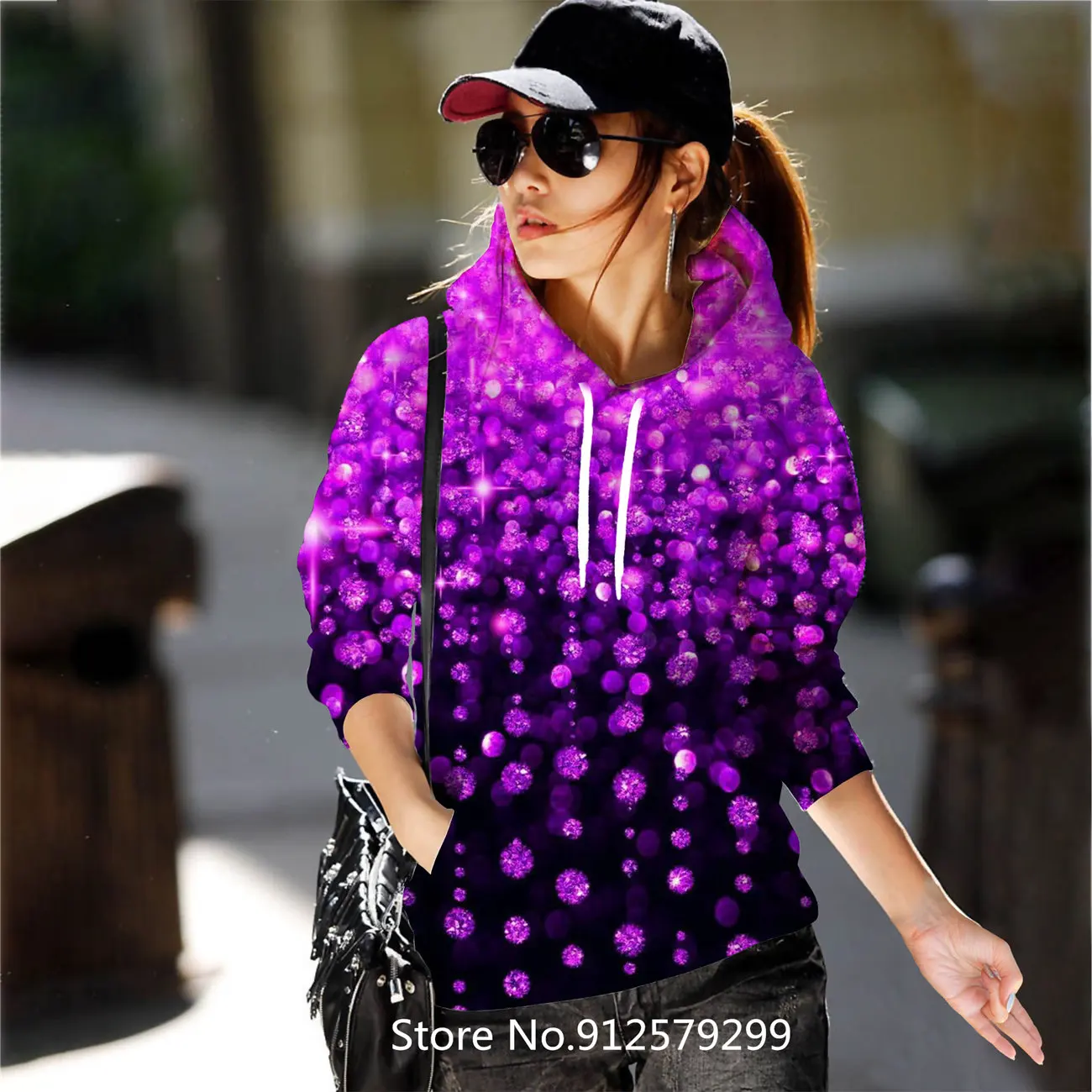 Fashion High Quality Female Hoodies Women Hoodie Oversized Hip-hop Hooded Sweatshirt