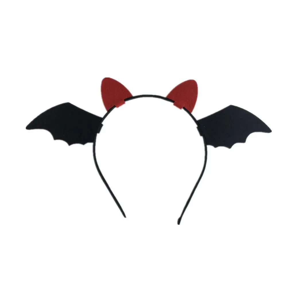 Gorros con alas de diablo para niñas, diadema de araña, calabaza, orejas de animales, aro para el pelo para mujer, diadema de Halloween, diademas coreanas